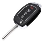 2015-2019 Hyundai Santa Fe / 4-Button Flip Key / TQ8-RKE-4F31 (AFTERMARKET)